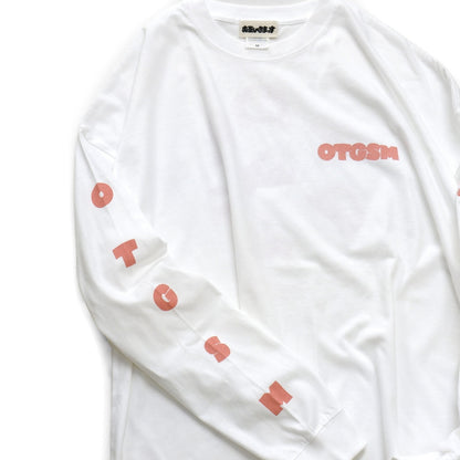 "OTGSM" NEWロゴ　ロンT　チュチュピンク
