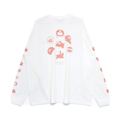 "OTGSM" NEWロゴ　ロンT　チュチュピンク