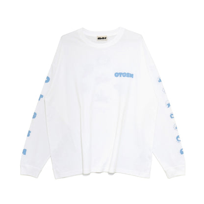 "OTGSM" NEWロゴ　ロンT　ジーンズブルー