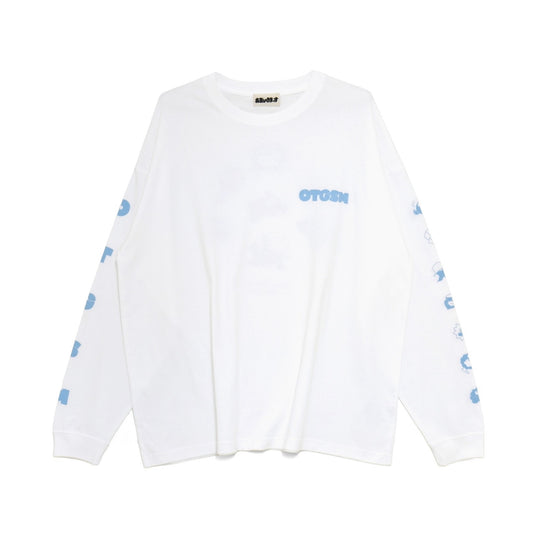 "OTGSM" NEWロゴ　ロンT　ジーンズブルー